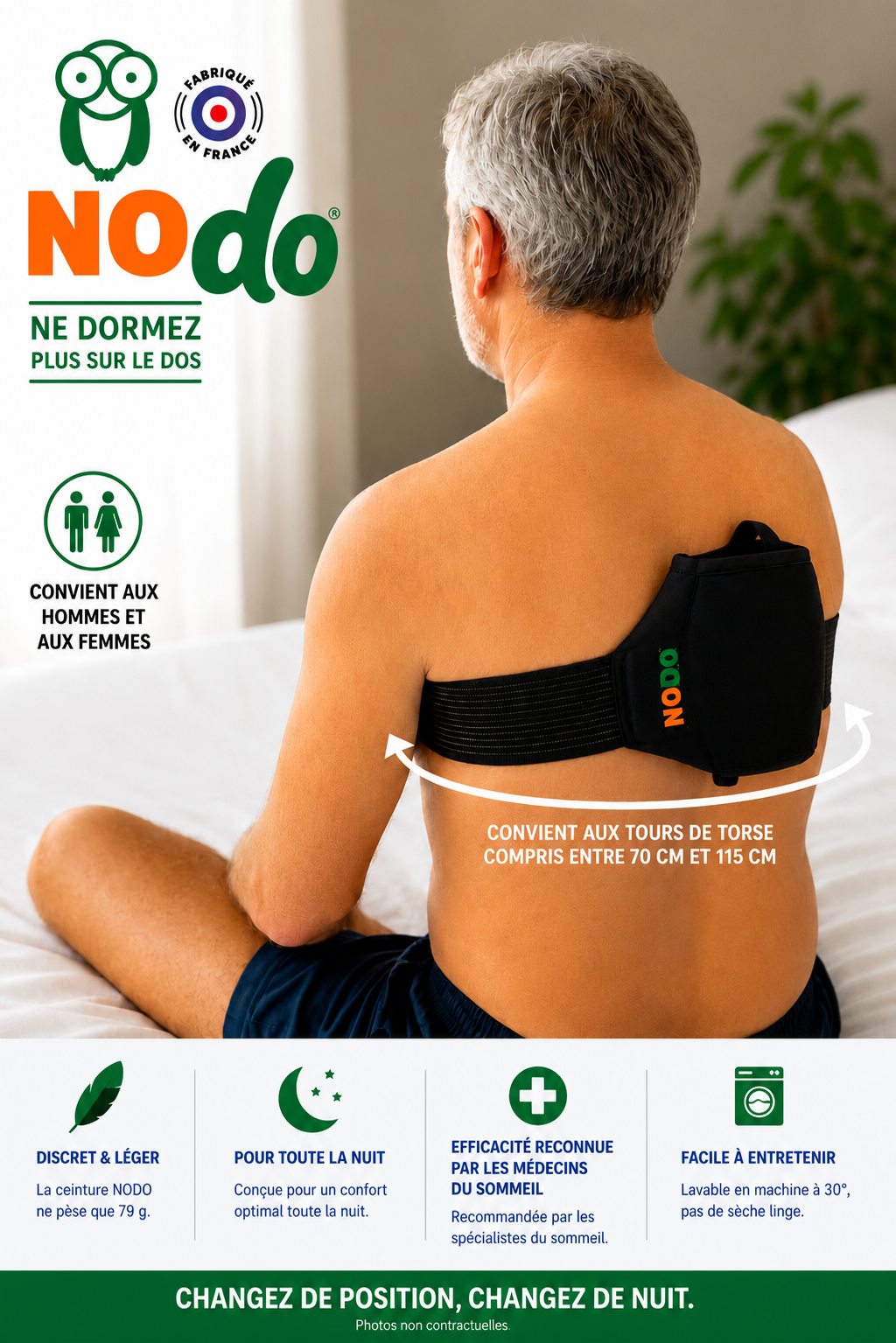 Ceinture NODO | ceinture de thérapie positionnelle – Image 2