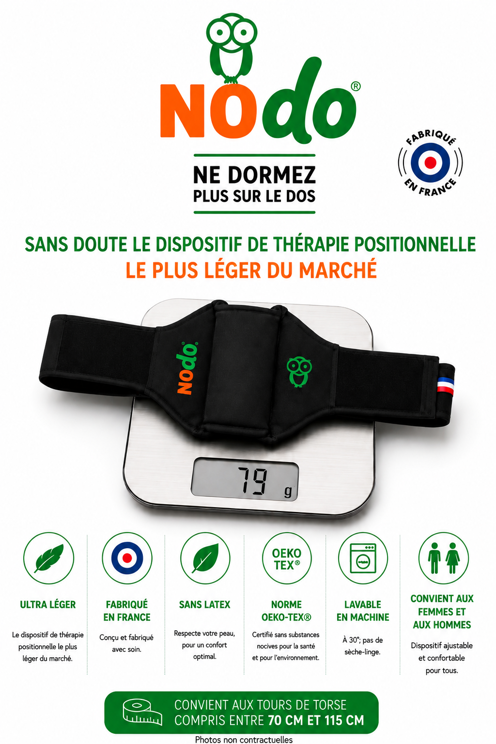 Ceinture NODO | ceinture de thérapie positionnelle – Image 4