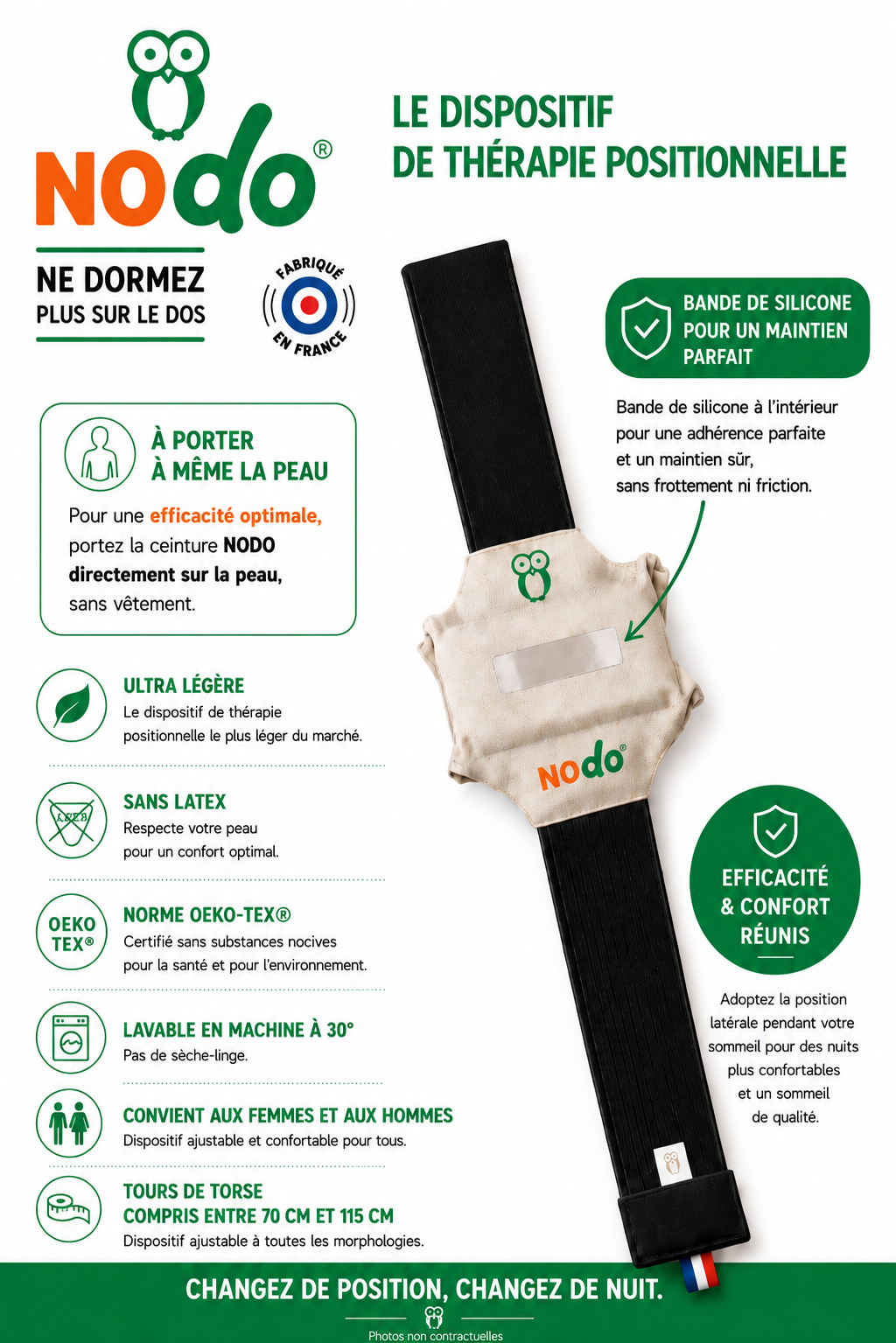 Ceinture NODO | ceinture de thérapie positionnelle – Image 5